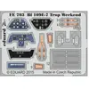 Accessoire Messerschmitt Bf 109E-7 Tropical Weekend (conçu pour être utilisé avec les kits Eduard) EDFE703  - Kit de superdétail pour avions