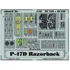 P-47d Razorback Für Tamiya Bausatz- 1:48e - Eduard Accessories