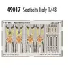 Accessoire Eduard Ceintures italiennes pré-peintes en couleur   1/48 ED49017  - Kit de superdétail pour avions