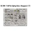 MAQUETTE F 16B PLUS FIGHT.FAL.HASE1/72 EDUARD SS244