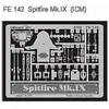 Accessoire Eduard Supermarine Spitfire Mk. IX (pour maquettes ICM) Ce coffret Zoom est une version simplifiée des jeux standard et inclut seulemen  1/