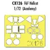 MAQUETTE F6F HELLCAT ACADEMY 1/72 EDUARD CX126