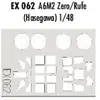 MAQUETTE A6M2 ZERO/RUFE HASEGAWA 1/48 EDUARD EX062