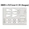 MAQUETTE A 7D/E CORSAIR II HASEGAWA/48 EDUARD EX025