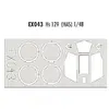 MAQUETTE HS 129 HASEGAWA/48 EDUARD EX043