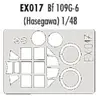 MAQUETTE BF 109 G6 HASEGAWA./48 EDUARD EX017