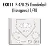 MAQUETTE P 47D 25 THUNDERBOLT HASE./48 EDUARD EX011