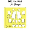 MAQUETTE FW 190 A-8 TAMIYA 1/48 EDUARD EX155
