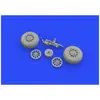 P-51d Wheels For Airfix - 1:48e - Eduard Accessories
