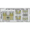 Accessoire Eduard Ceintures de sécurité Grumman F-14D Tomcat STEEL (conçues pour être utilisées avec les kits Avant Garde, Great Wall Hobby et Tam  1