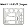 MAQUETTE BF 109K 4 HASEGAWA 1/32 EDUARD JX008