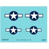 Décal Insigne national 1/48 P-51D-5 Mustang en Amérique du Nord (conçu pour être utilisé avec les kits Eduard)  1/48 EduaD48033  - Décalcomanies pour