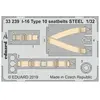 I-16 Type 10 Seatbelts Steel For Icm - 1:32e - Eduard Accessories