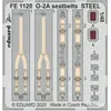 Accessoire Eduard Ceintures de sécurité O-2A ACIER pour ICM  1/48 EduaFE1120  - Kit de superdétail pour avions