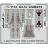 Accessoire Eduard Harnais de sécurité SU-57 STEEL 1/48 pour kit ZVEZDA  1/48 EduaFE1153  - Kit de superdétail pour avions