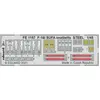 Accessoire Eduard Harnais de sécurité F-16I SUFA STEEL 1/48 pour kit KINETIC  1/48 7241157  - Kit de superdétail pour avions 