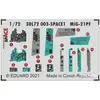 Décal MiG-21PF SPACE 1/72 pour EDUARD 1/72Edua3DL72003  - Décalcomanies pour avions civils