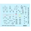 Eduard Décal Hawker Typhoon stencils 1/48 pour kit HASEGAWA  1/48 EduaD48074  - Décalcomanies pour avions militaires