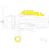 Accessoire Eduard P-35 TFace pour DORA WINGS  1/48 EduaEX832  - Masques de verrières maquettes avions