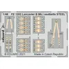 Accessoire Eduard Ceintures de sécurité Lancaster B Mk.I ACIER 1/48 pour HKM  1/48 EduaFE1202  - Kit de superdétail pour avions