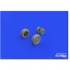 Accessoire Eduard Roues F/A-18E, pour MENG  1/48 Edua648701  - Kit de superdétail pour avions