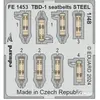 Accessoire Eduard TBD-1 seatbelts STEEL HOBBY BOSS  1/48 7241453  - Kit de superdétail pour avions