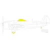 Accessoire Eduard P-47D-25 TFace 1/48  1/48 EduaEX998  - Masques de verrières maquettes avions