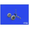 Accessoire Eduard Roues TBF/TBM avec pneu lisse 1/48 ACADEMY  1/48 Edua648964  - Kit de superdétail pour avions