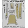 Eduard MC.202 seatbelts STEEL 1/32 ITALERI 1/32Edua33360  - Pièces photodécoupées - usage général