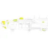 Accessoire Eduard B-24H 1/727306667  - Masques de verrières maquettes avions