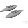 Accessoire Eduard P-51D 165gal fuel tanks PRINT 1/723961376  - Kit de superdétail pour avions