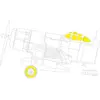 Accessoire Eduard F4U-2 TFace HOBBY BOSS  1/48 7371981  - Masques de verrières maquettes avions