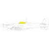 Accessoire Spitfire Mk.IX TFace EDUARD  1/48 7371982  - Masques de verrières maquettes avions 