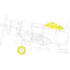 Accessoire Eduard F4U-2 HOBBY BOSS  1/48 7371980  - Masques de verrières maquettes avions