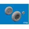 Roue Eduard Spitfire Mk.VIII wheels 4spoke AIRFIX 1/243966006  - Roues d'avions