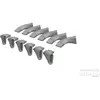 Accessoire Eduard Spitfire Mk.VIII exhaust fishtail PRINT AIRFIX 1/243966005  - Kit de superdétail pour avions