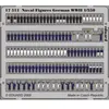 Naval Figures German Wwii - 1:350e - Eduard Accessories