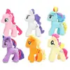 Set de 6 pièces Peluche My Little Pony Fluttershy Rainbow Dush AppleJa...