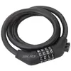 One CL.LOCK 8.100 Antivol à numéro de câble 100 cm acier/silicone noir