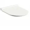 RAVAK CHROME - ABATTANT DE TOILETTE UNI SLIM, SOFTCLOSE, BLANC X01550