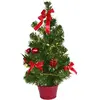 Arbre décoré rouge 50 cm