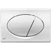 Alcaplast - Alca Plaque de commande double touche, Chrome brillant (M71)