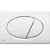 Alca Plaque de commande double touche, Blanc (M70)