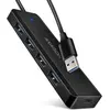 Hub USB - AXAGON - HUE-C1A - 4 Ports USB 3.0 - Superspeed - Portable - Noir