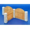 Holzzaun Mit Mauerpfosten - 1:35e - Plus Model