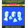 Panzerbarrikaden Pyramidenform Set Ii - 1:35e - Plus Model