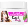 Bione Cosmetics Keratin + Chinin masque crème pour cheveux 260 ml