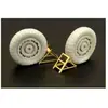 Luftwaffe wheel chocks (two types)---PE set for German planes 1/32BRL32013  - Brengun Accessoires de diorama 