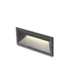 Applique extérieure encastrée ragg blanc 230V led 12W IP65 3000K