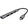 Hub USB-C - I-TEC - C31HUBMETALMINI4 - 1x USB 3.0 - 3x USB 2.0 - Métal